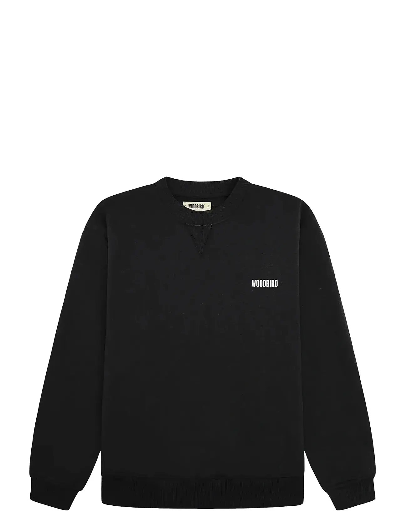 WOODBIRD Wbcane Ming Crew Schwarz - S - Herren