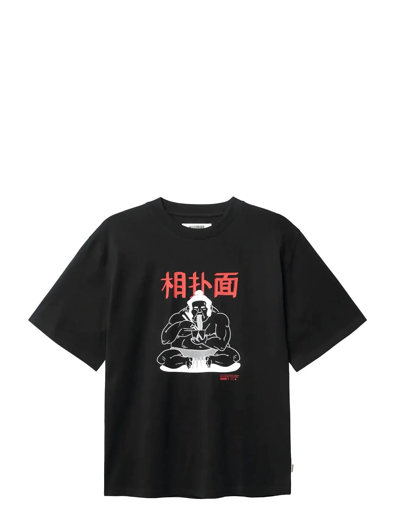 WOODBIRD Wbbaine Sumo Tee Schwarz - M - Herren