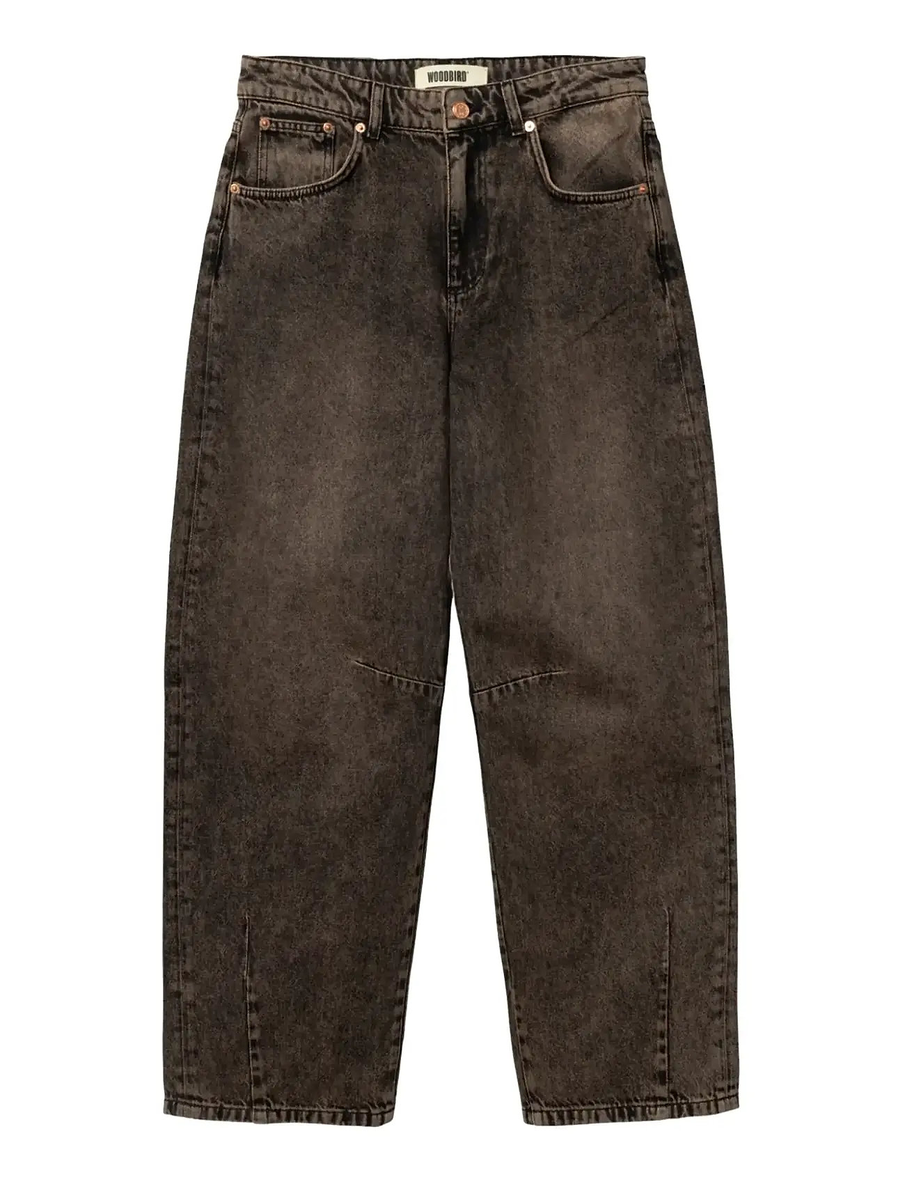 Woodbird Wbbrooke Oak Jeans, 25 x 33, Brown, Jeans > Boyfriend-Jeans, Dame