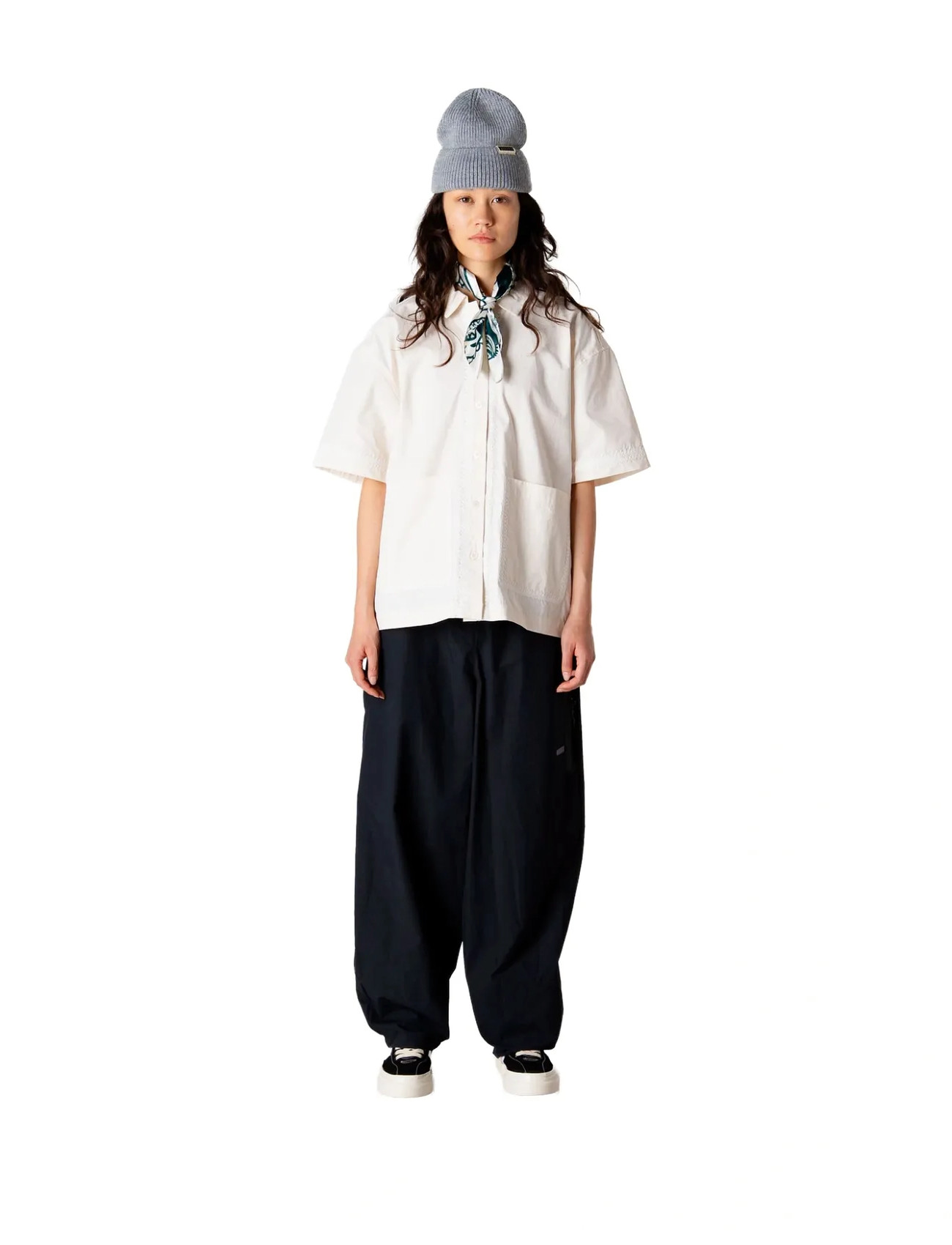 Woodbird Wbloul Paper Pants, XL, Black, Bukser > Lige Ben, Dame