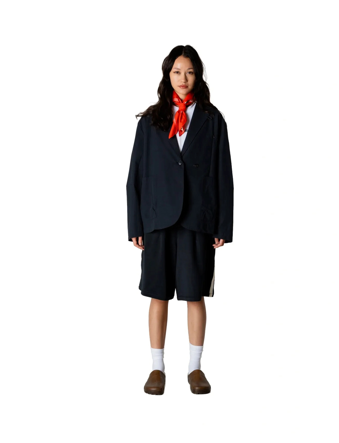 Woodbird Wbging Paper Blazer Jacket, XS, Black, Blazere > Enkeltradede Blazere, Dame