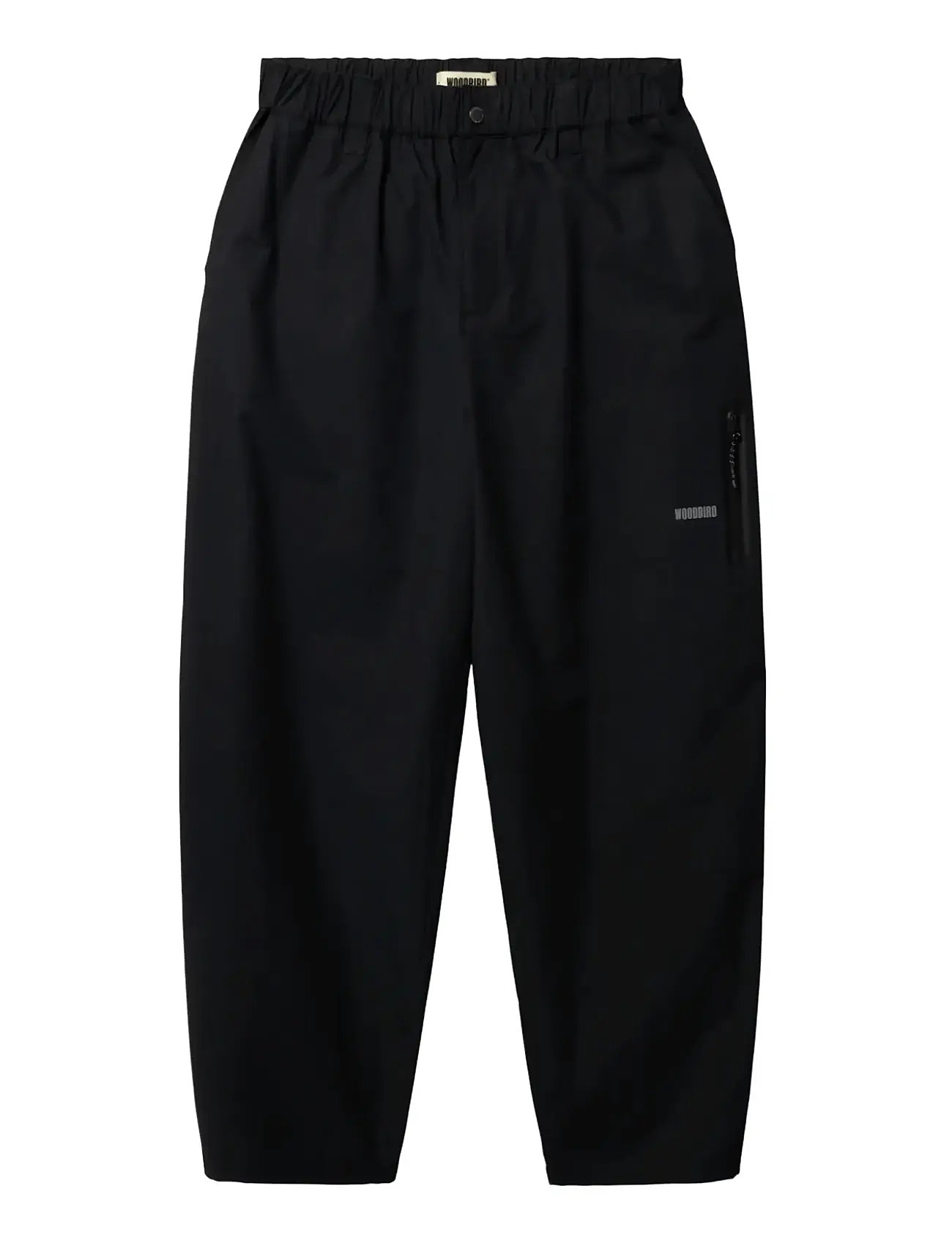 Woodbird Wbnoul Paper Pants, L, Black, Bukser > Afslappet, Herre
