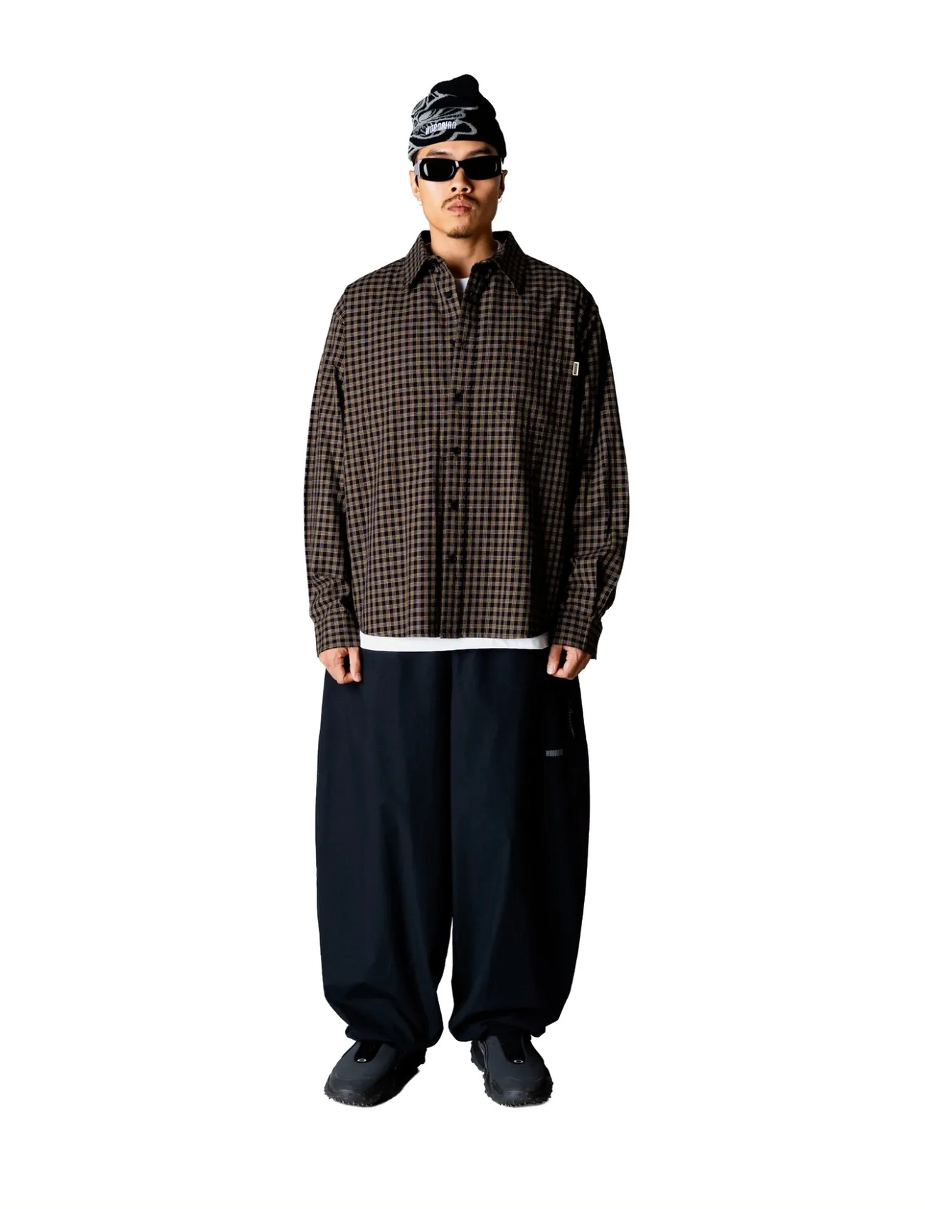 Woodbird Wbbuzo Hang Check Shirt, XXL, Brown, Skjorter > Afslappet Shirts, Herre