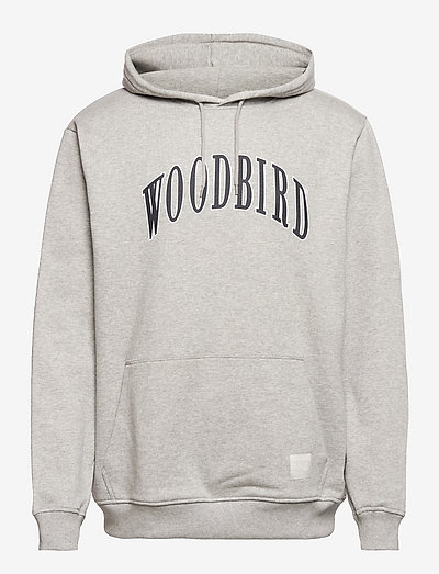 Jimmi College Hood - džemperi ar kapuci - grey melange