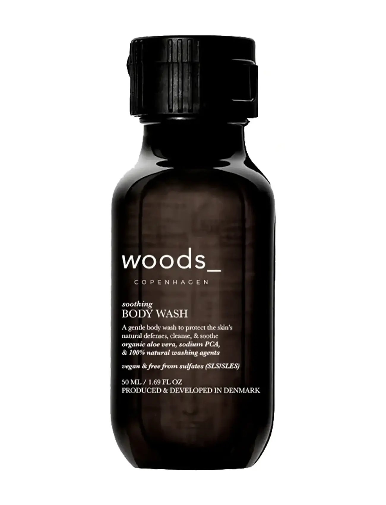 woods_ copenhagen Soothing Body Wash, 50 ml, Nude, Krop > Bad Og Brusebad, Dame