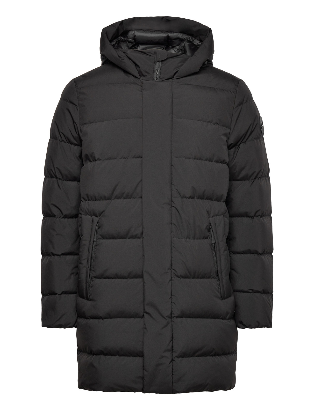 WOOLRICH High Tech Quilted Long Jacket Forede jakker