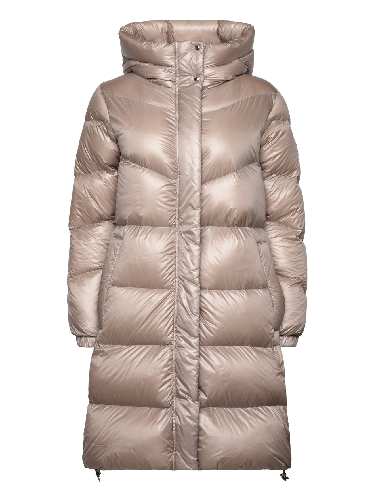 Aliquippa Long Puffer Jacket Foret Jakke Beige WOOLRICH