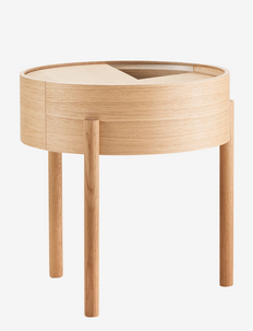 Arc side table - bord - white pigmented lacquered oak