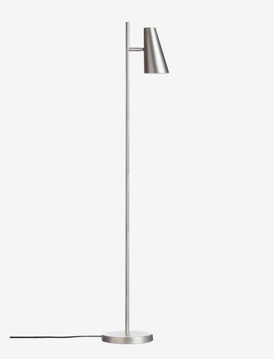 Cono floor lamp - stehlampen - satin plated metal
