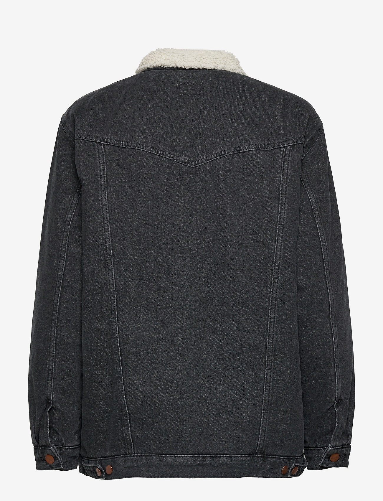 wrangler black denim jacket