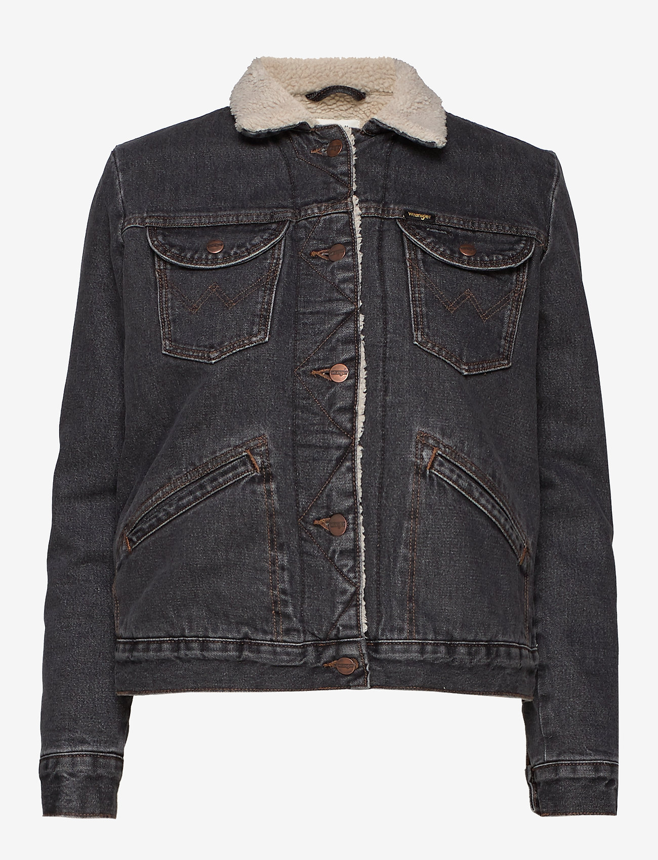 124wj Sherpa (Black 2 Years) (779.40 kr) Wrangler Wrangler Jakke 124WJ Sherpa Black
