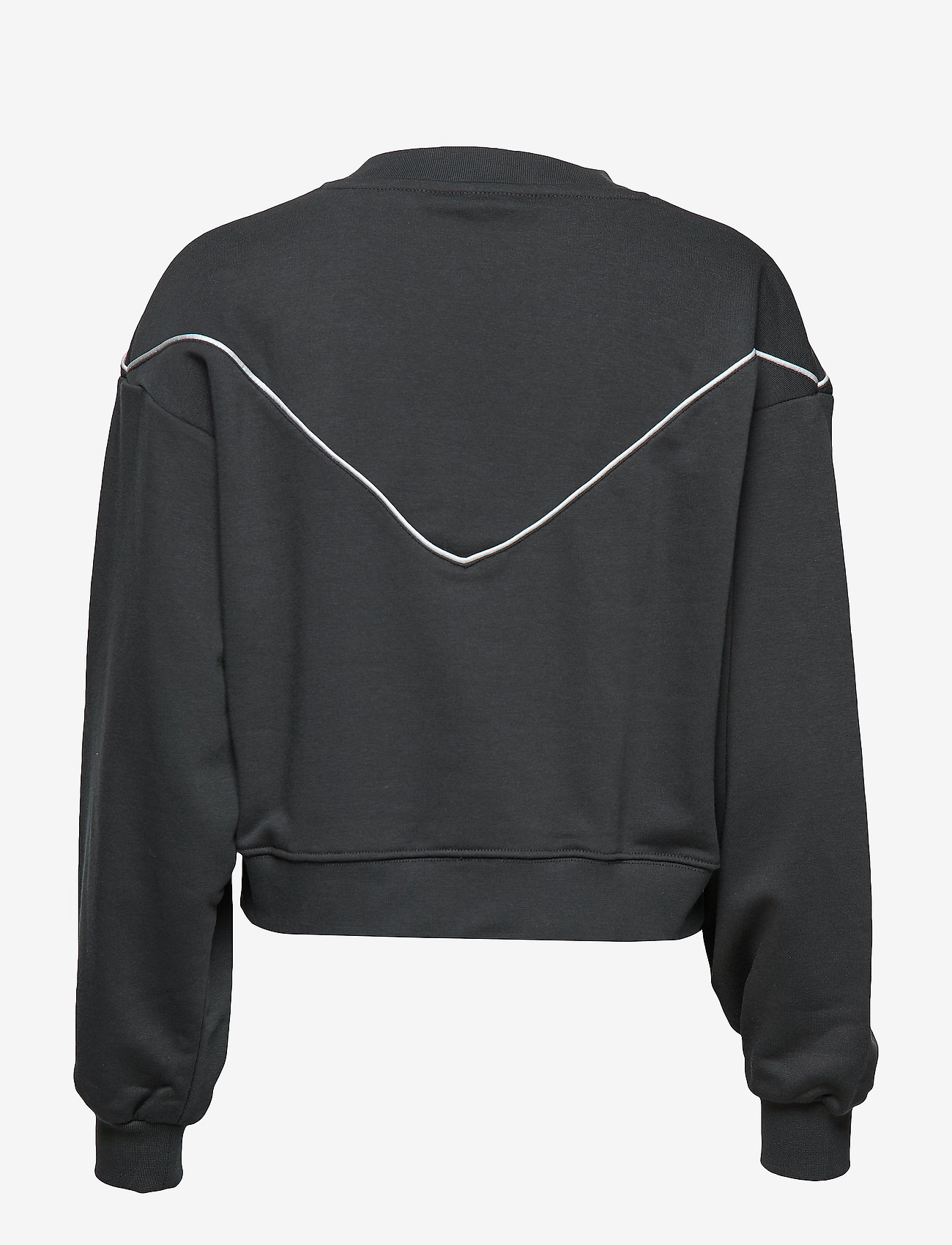 faded black sweatshirt