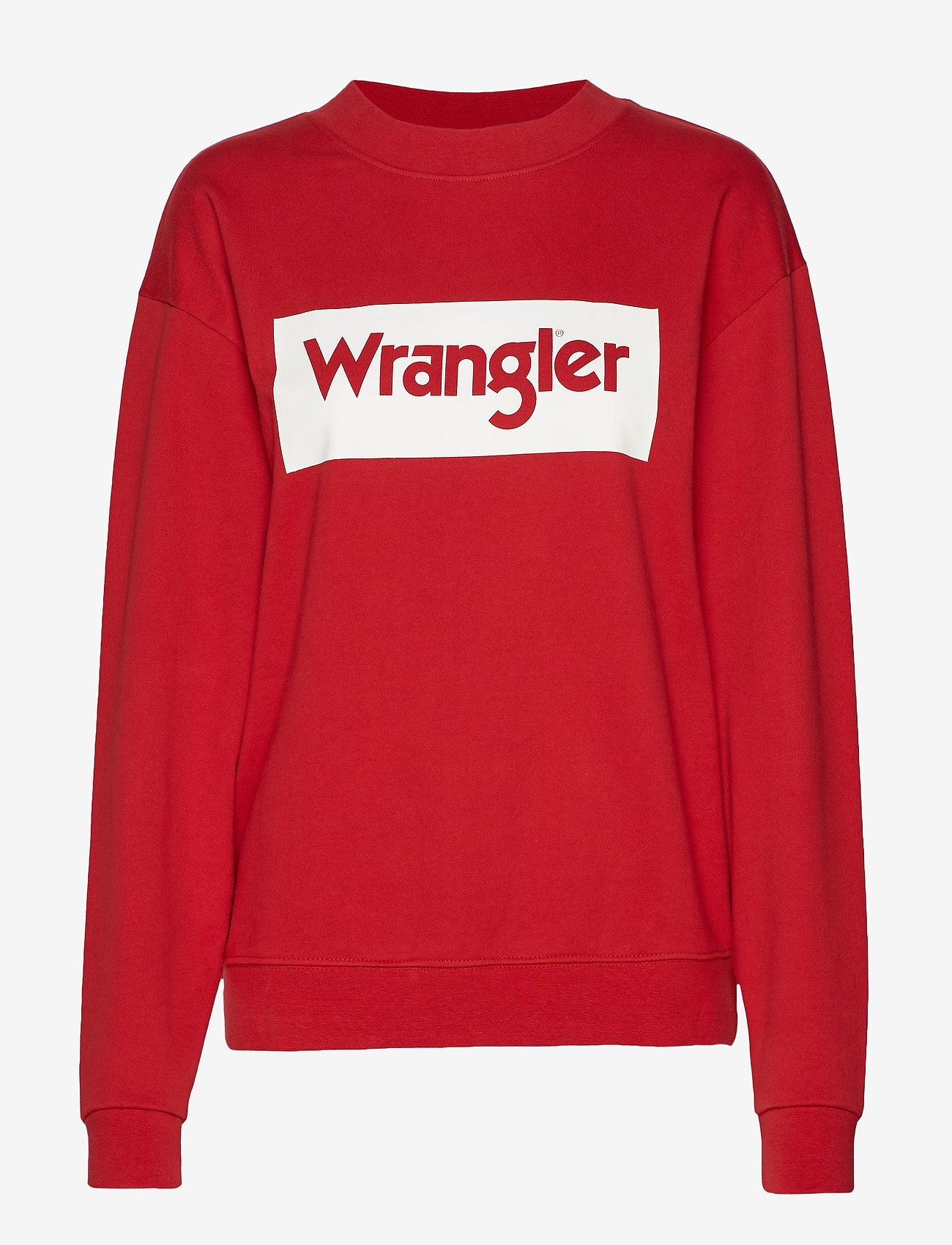 wrangler red sweatshirt