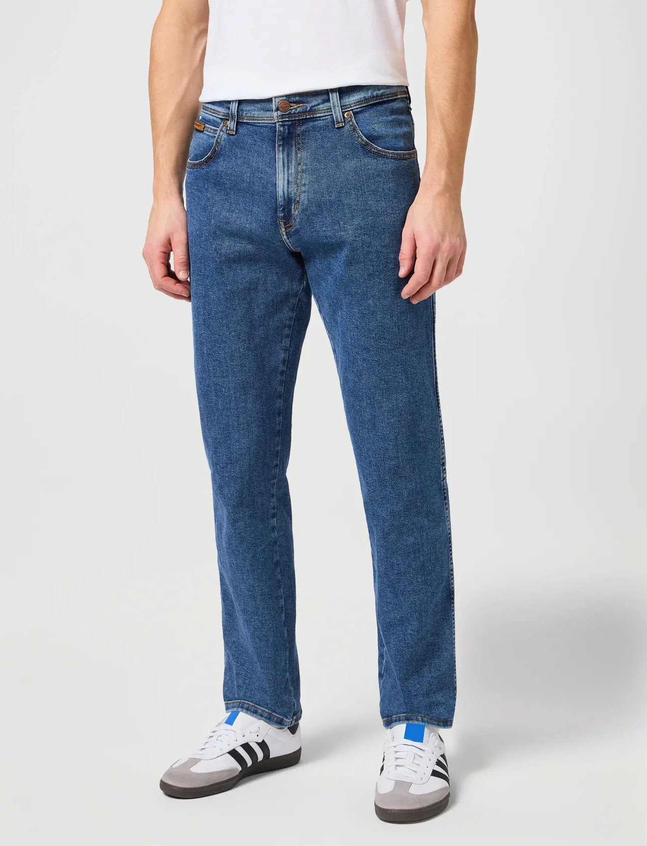 Wrangler Texas, 33 x 34, Blue, Jeans > Almindelige, Herre