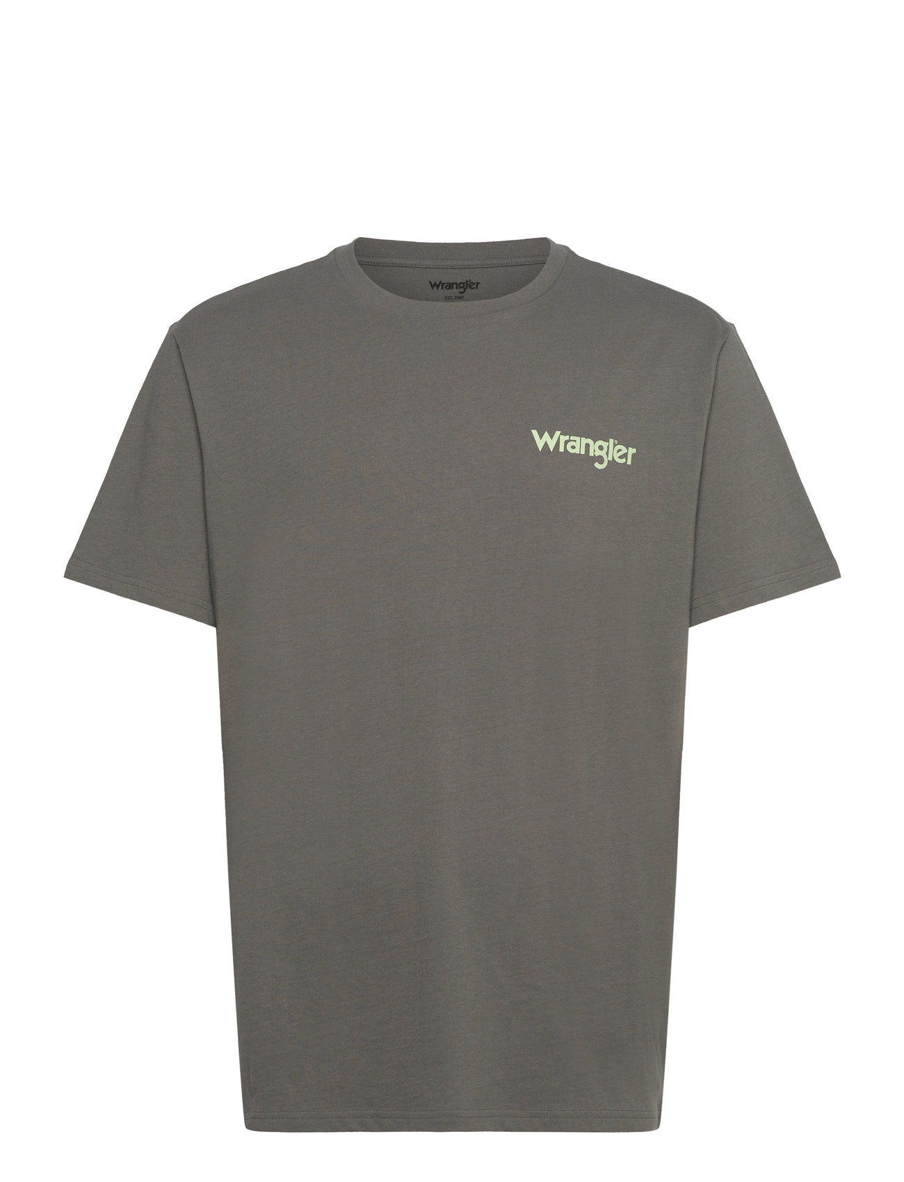 WRANGLER Graphic Tee Grau - S - Herren