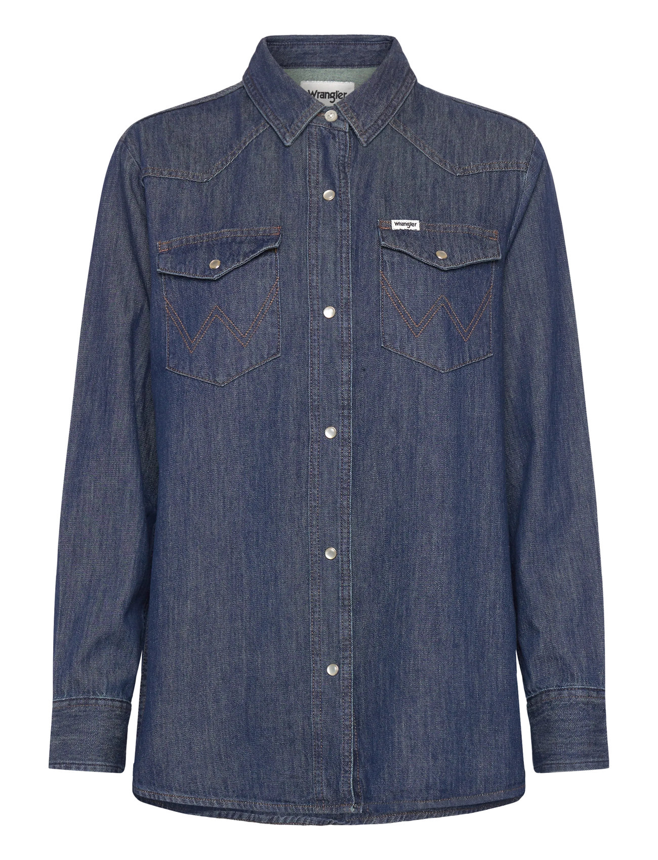 WRANGLER Heritage Shirt Navy - XS - Damen