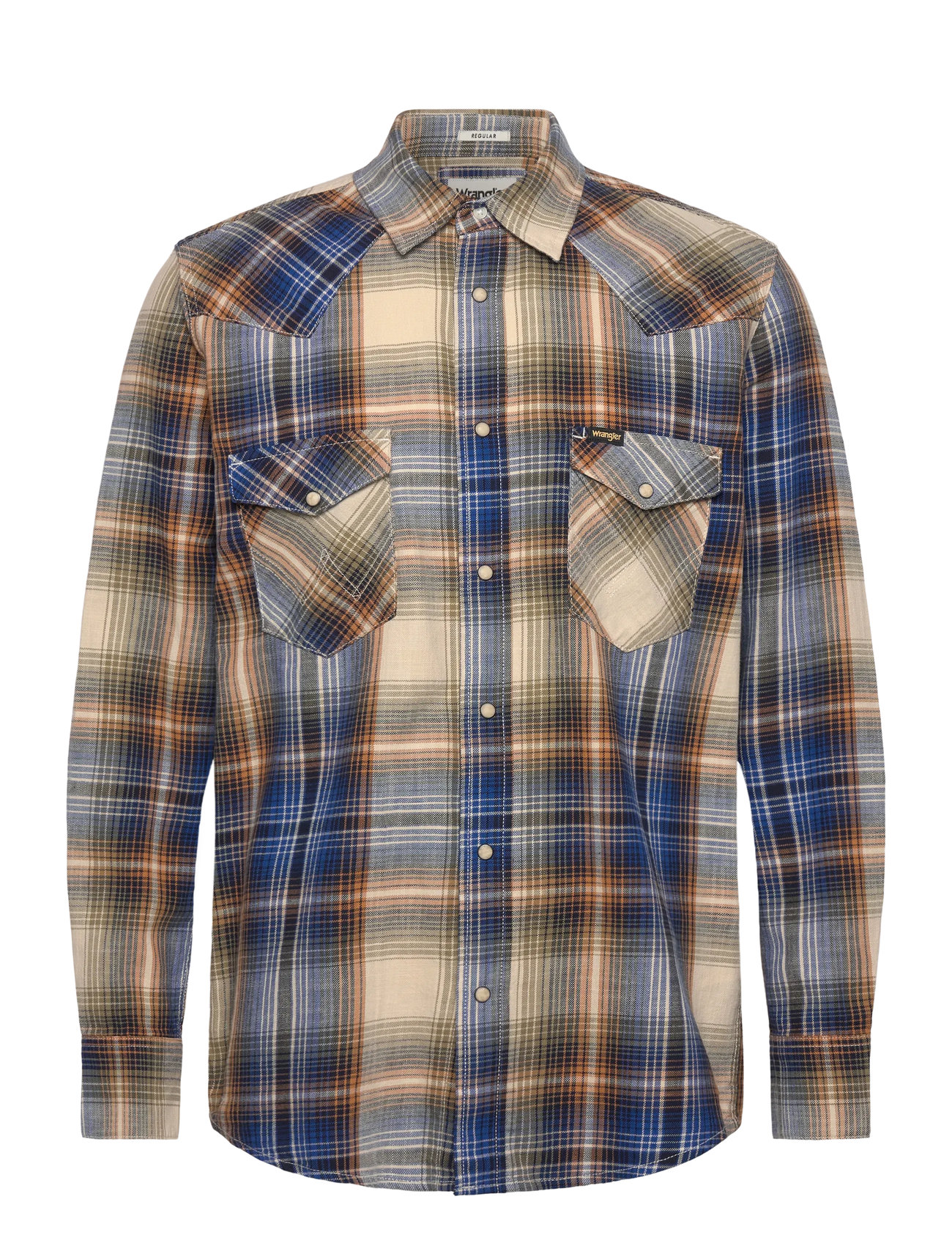 WRANGLER Western Indigo Shirt Blau - XL - Herren