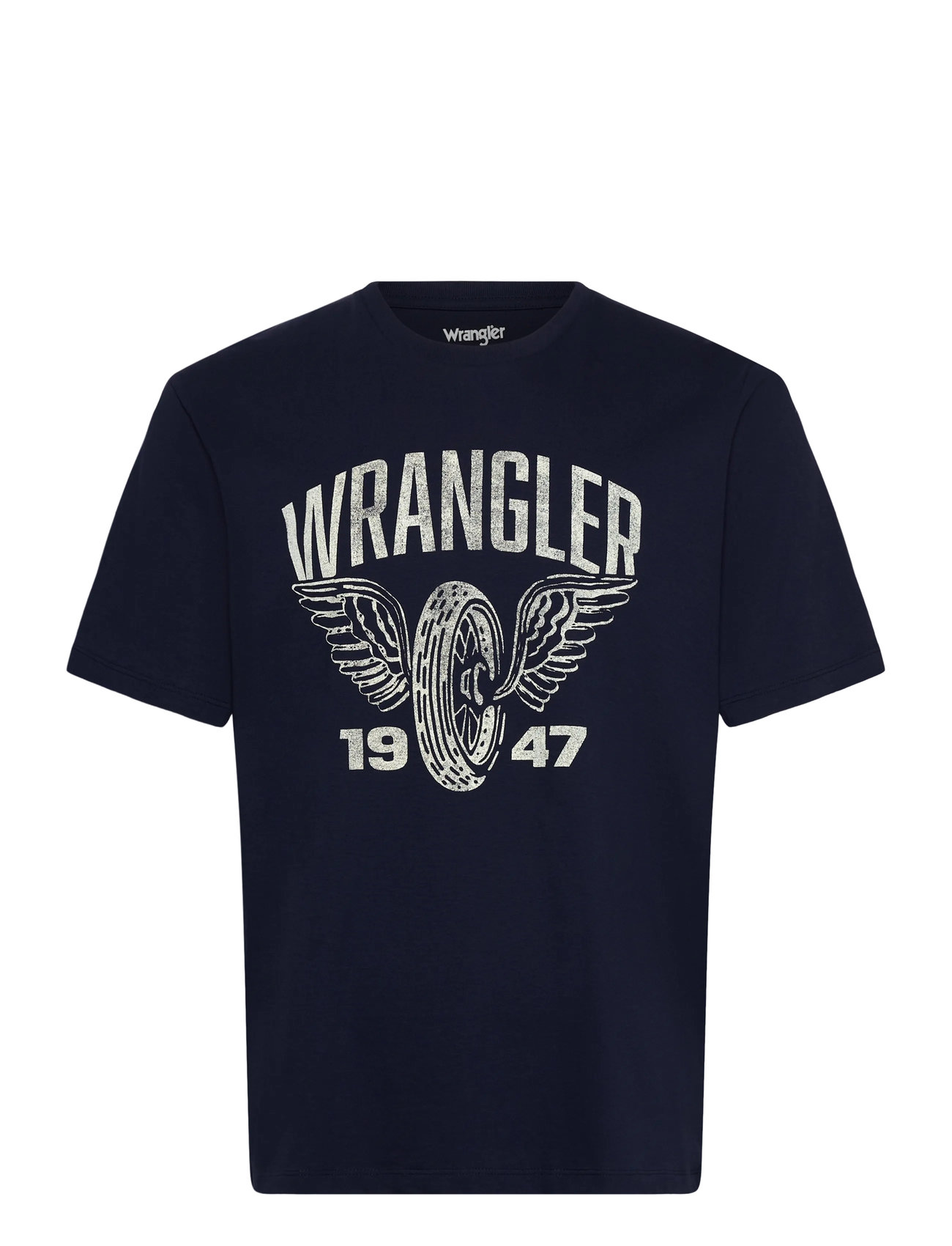 WRANGLER Americana Tee Navy - S - Herren