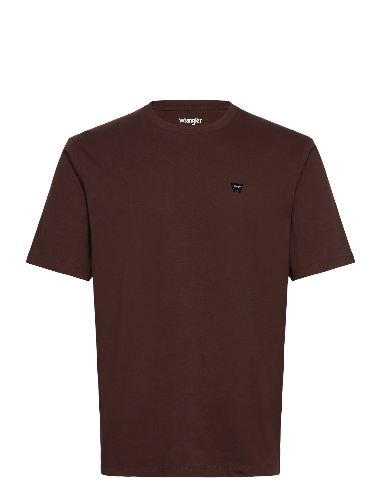 WRANGLER Sign Off Tee Braun - L - Herren