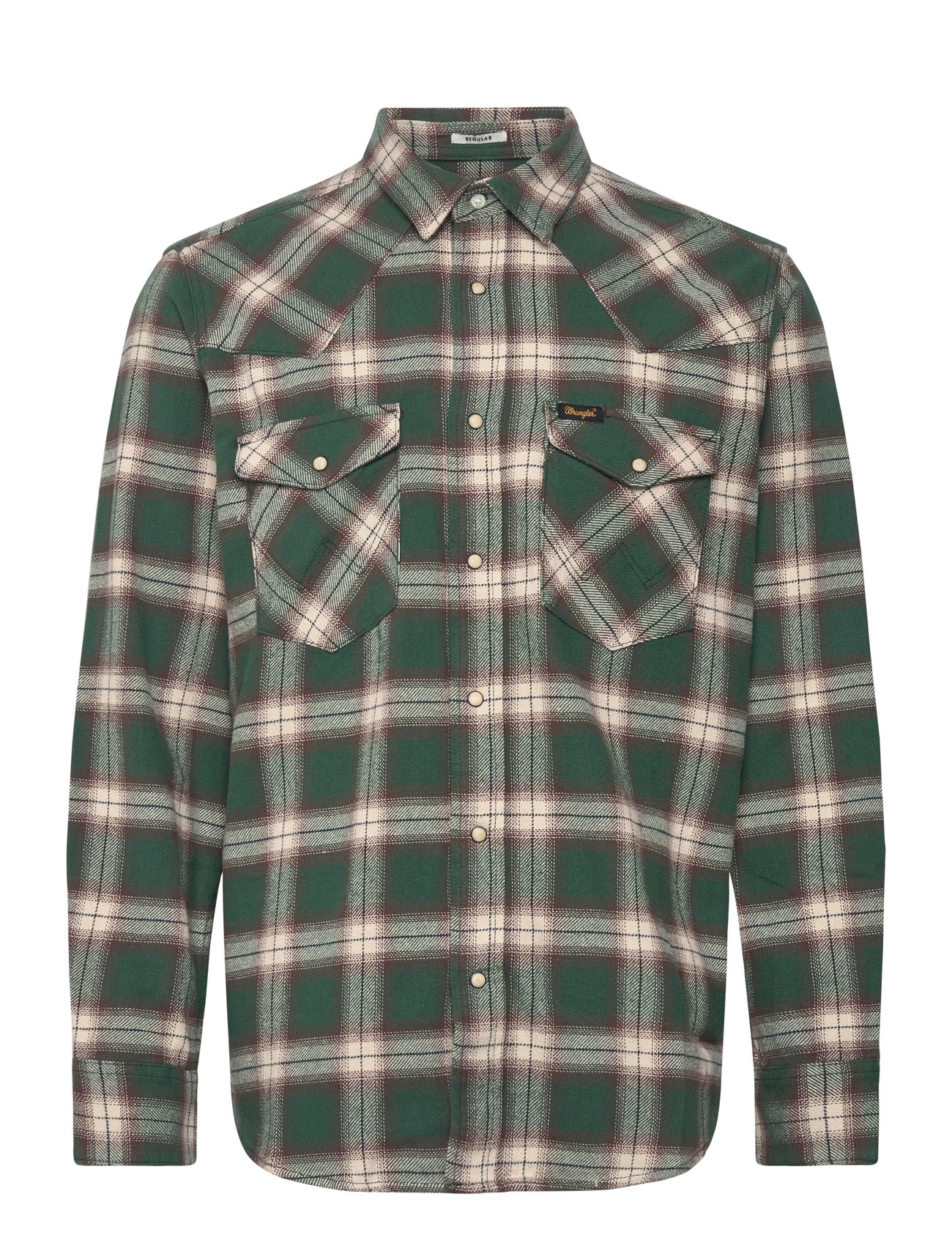 WRANGLER Western Shirt Grün - XXL - Herren