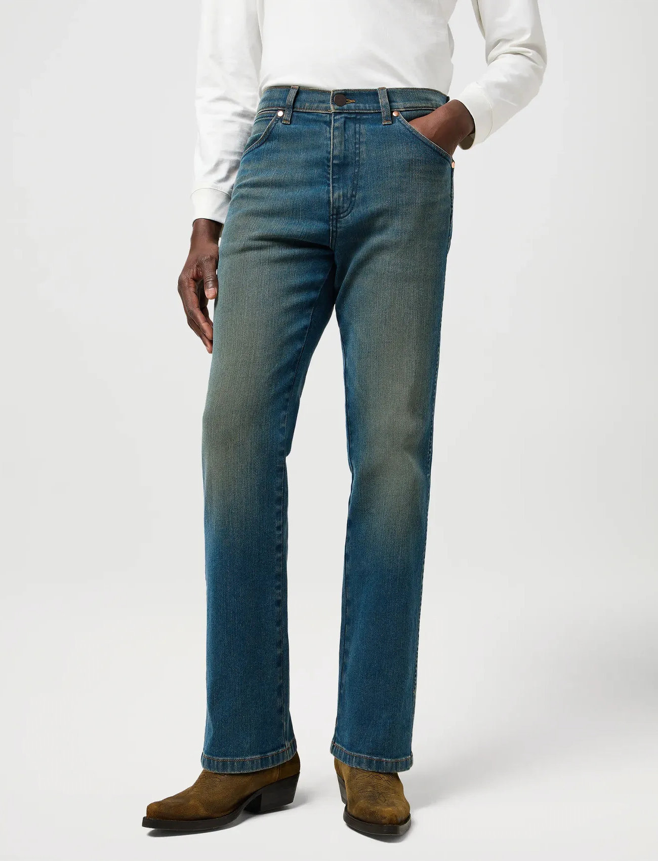 Wrangler Wrancher, 31 x 34, Blue, Jeans > Almindelige, Herre