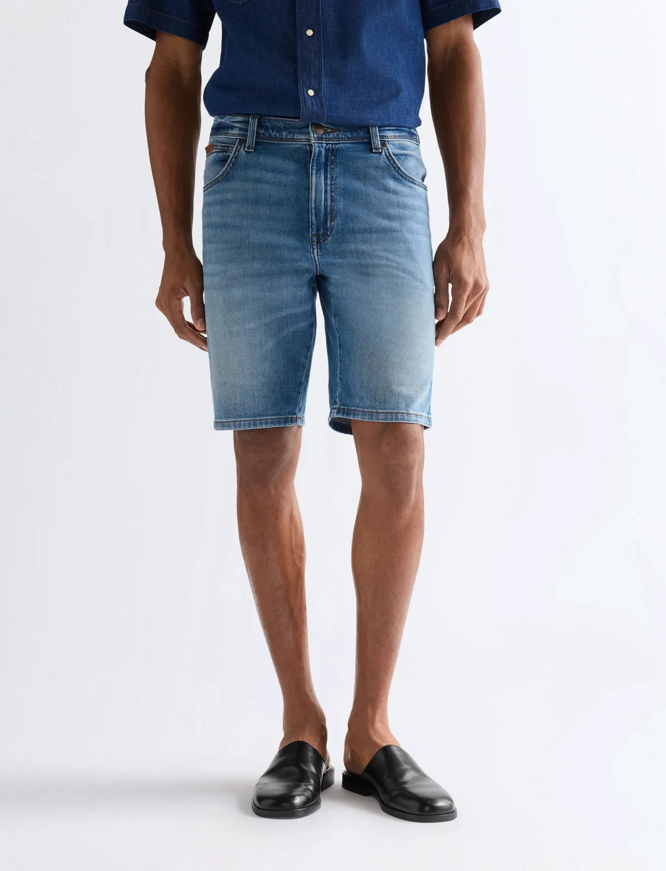 Wrangler Texas Shorts, 30 x 00, Blue, Shorts > Denim Shorts, Herre
