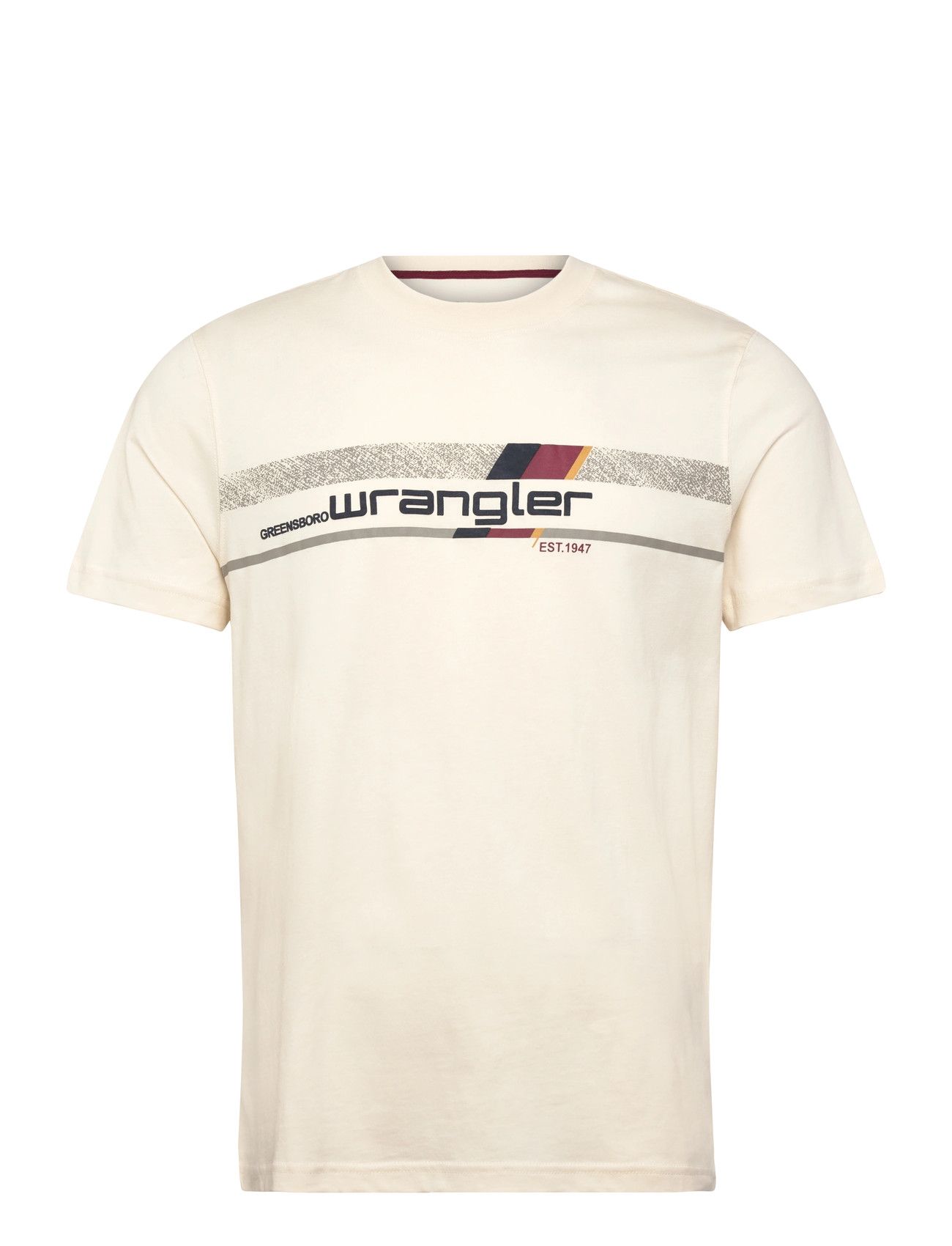 WRANGLER Ss Wrangler Tee Cream - S - Herren