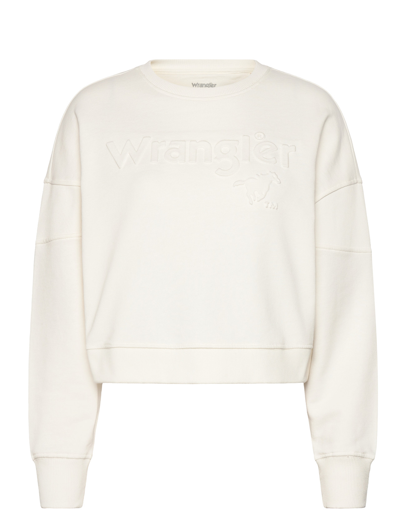 WRANGLER Puffy Crew Sweat Cream - M - Damen