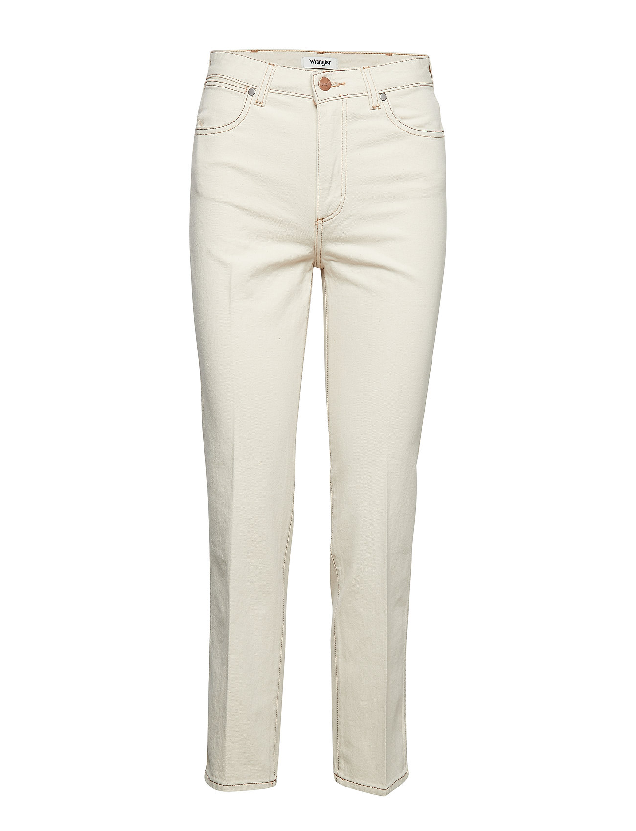 Retro Straight Rechte Jeans Creme Wrangler wrangler kopen in de aanbieding Retro Straight Rechte Jeans Creme Wrangler wrangler kopen in de aanbieding