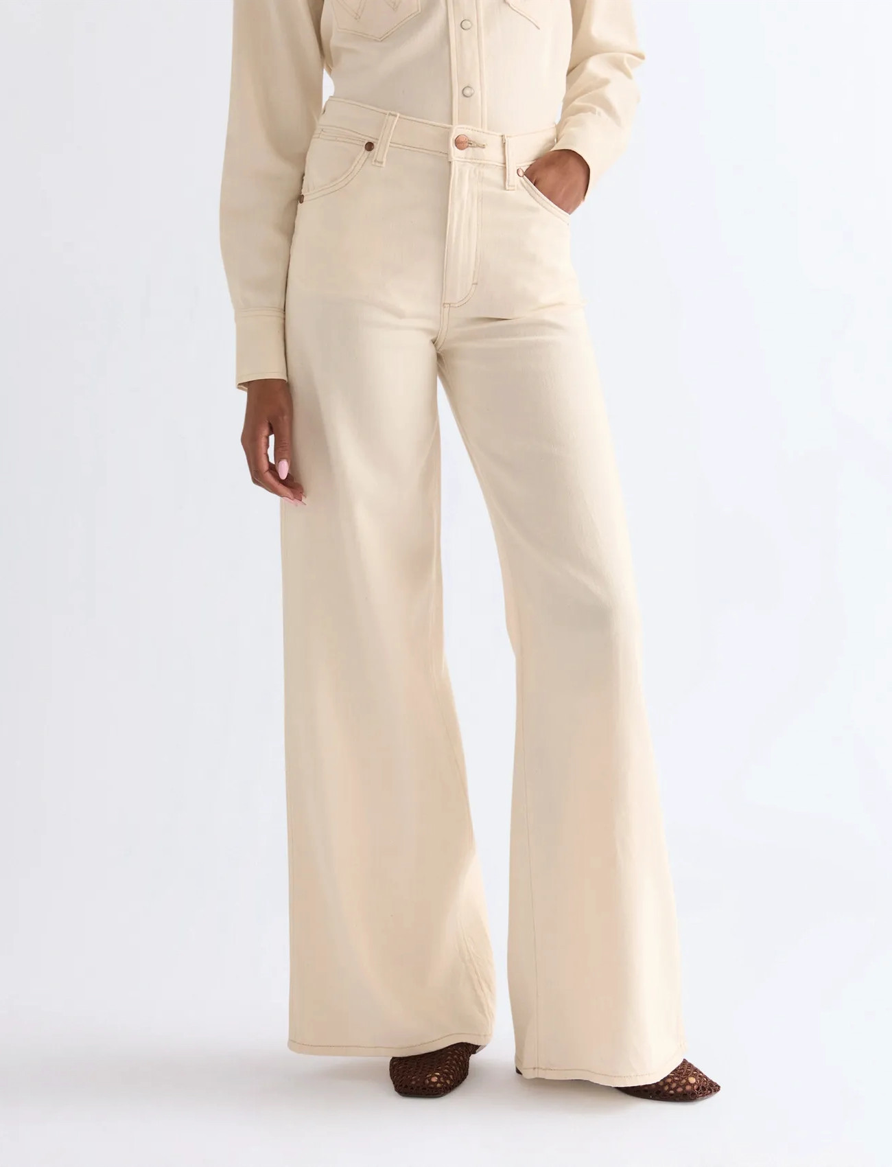 Wrangler Canyon, 24 x 30, Cream, Jeans > Vidde, Dame