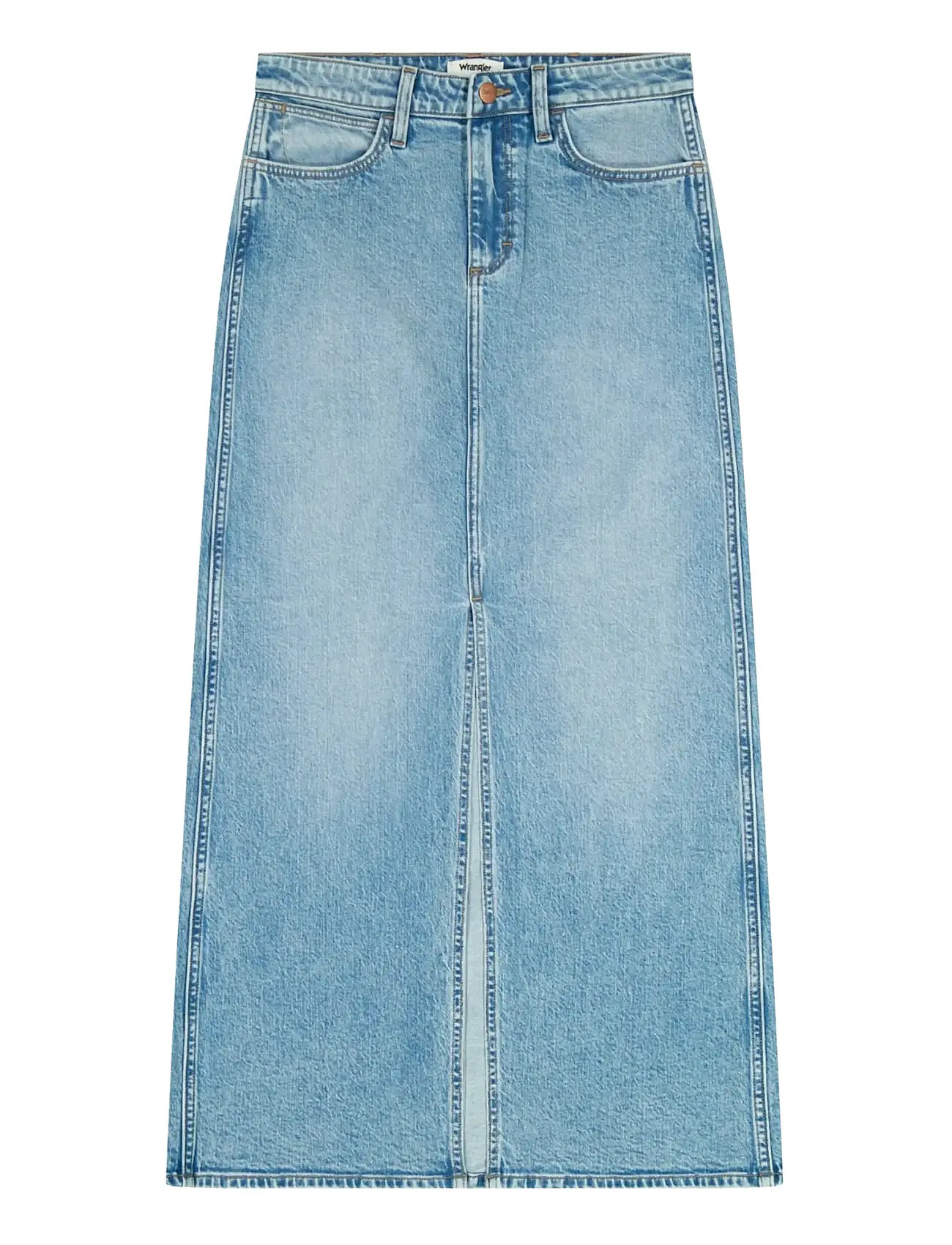 WRANGLER Maxi Rock Blau - Mx00 - Damen