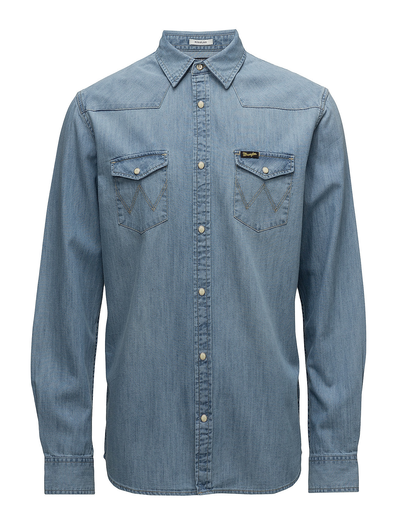 wrangler indigo shirt