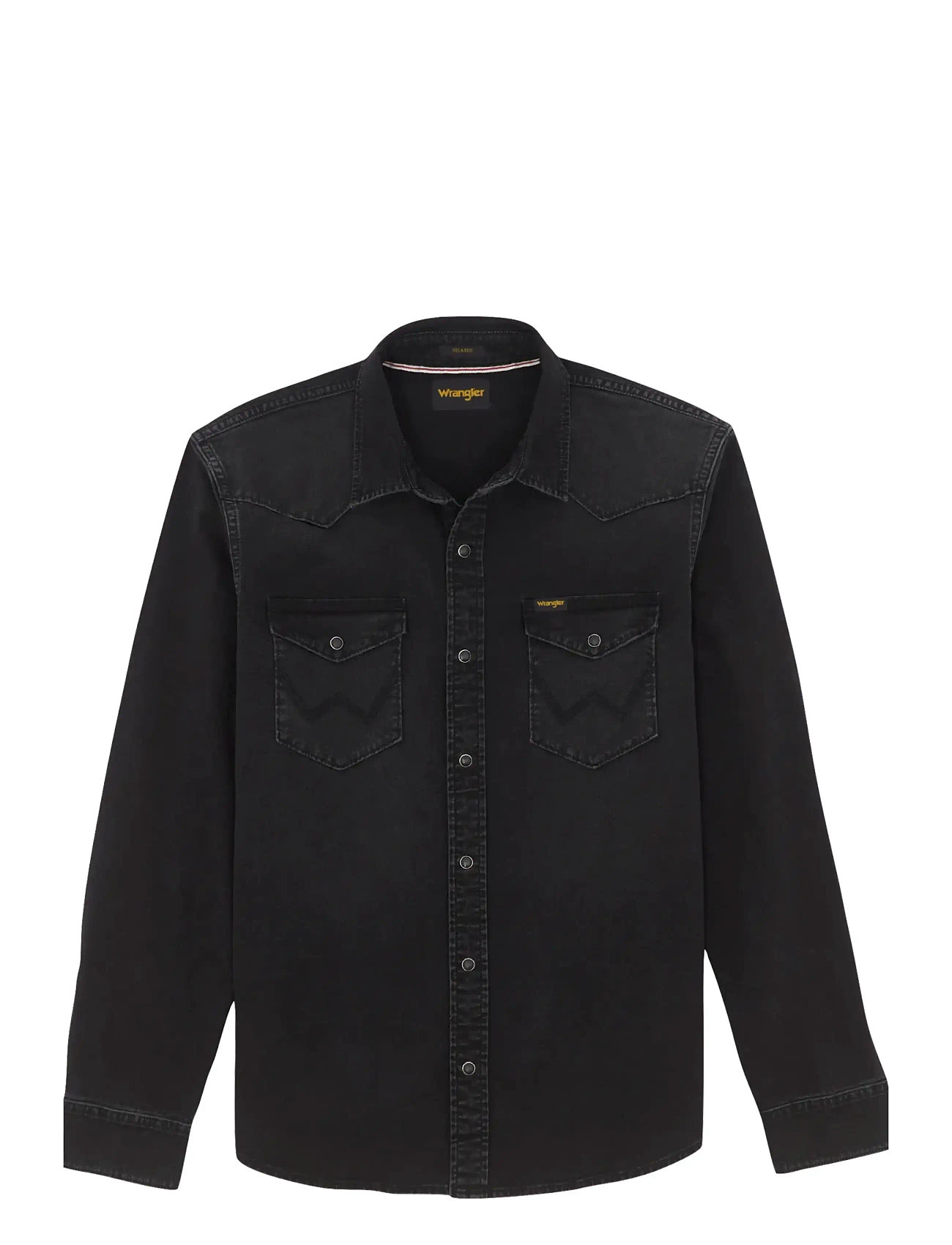 WRANGLER Western Shirt Schwarz - XLx00 - Herren