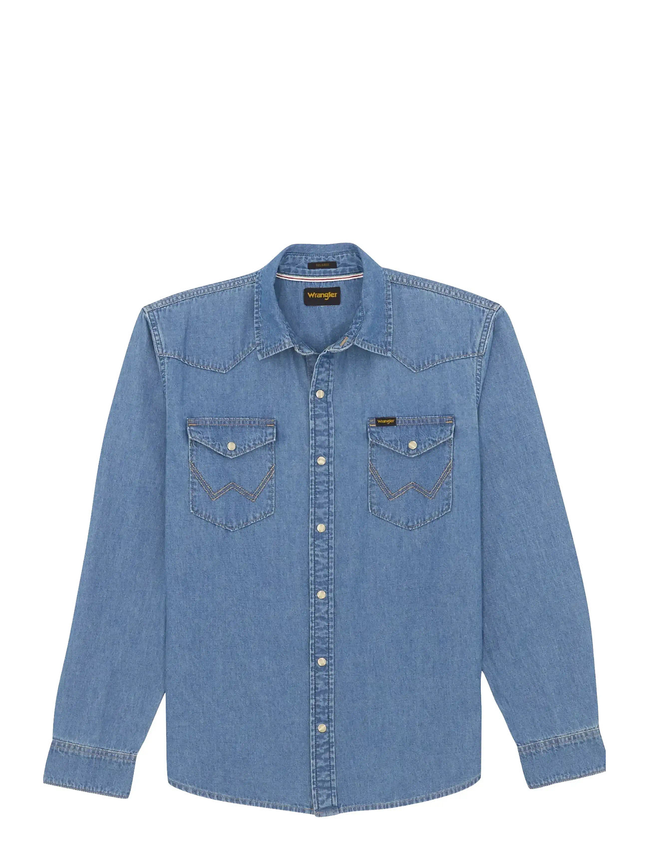 WRANGLER Western Shirt Blau - XLx00 - Herren