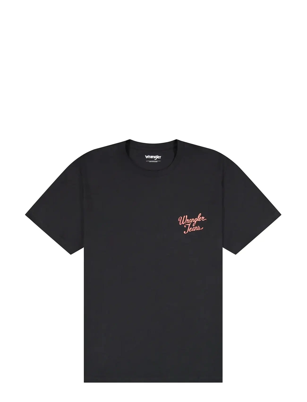 WRANGLER Logo Tee Schwarz - Sx00 - Herren