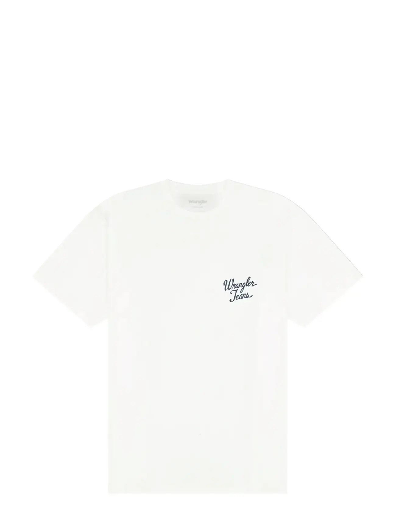 WRANGLER Logo Tee Cream - Lx00 - Herren