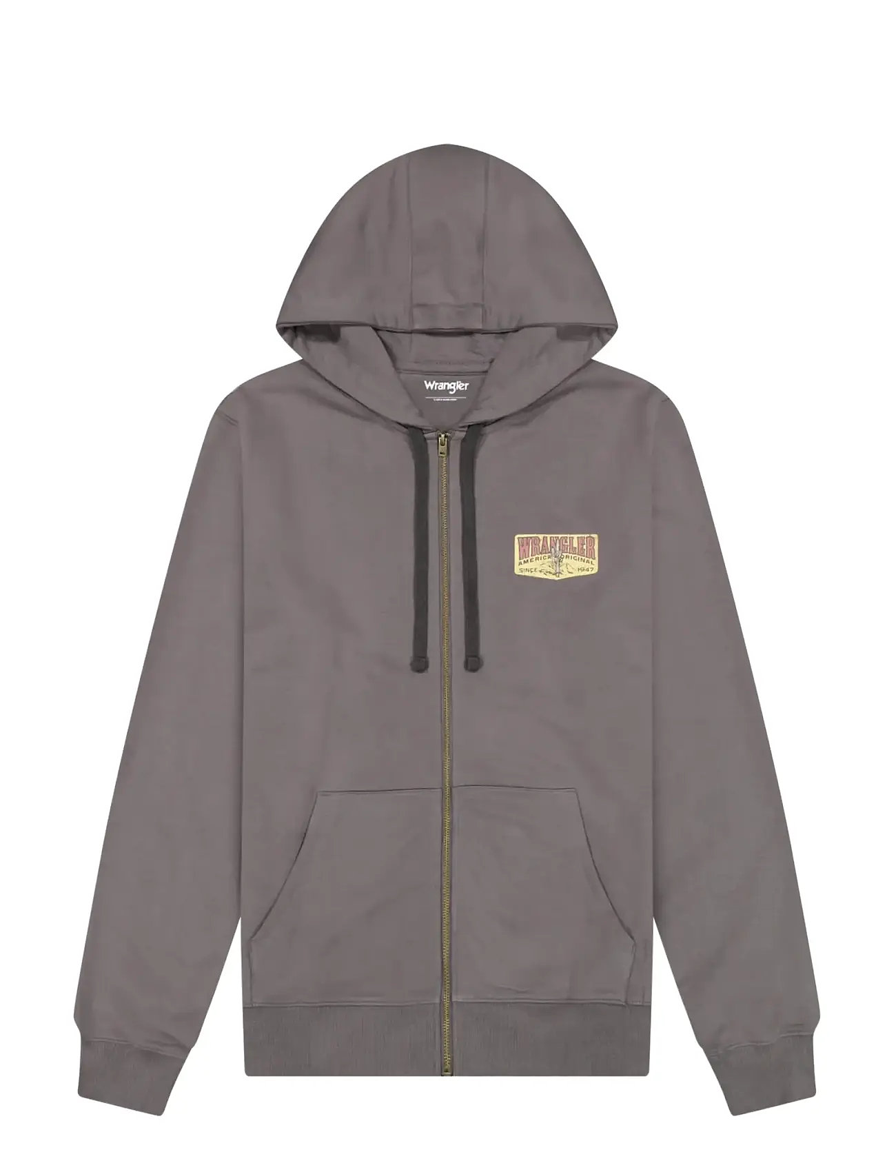 WRANGLER Graphic Zip Hoodie Grau - Lx00 - Herren