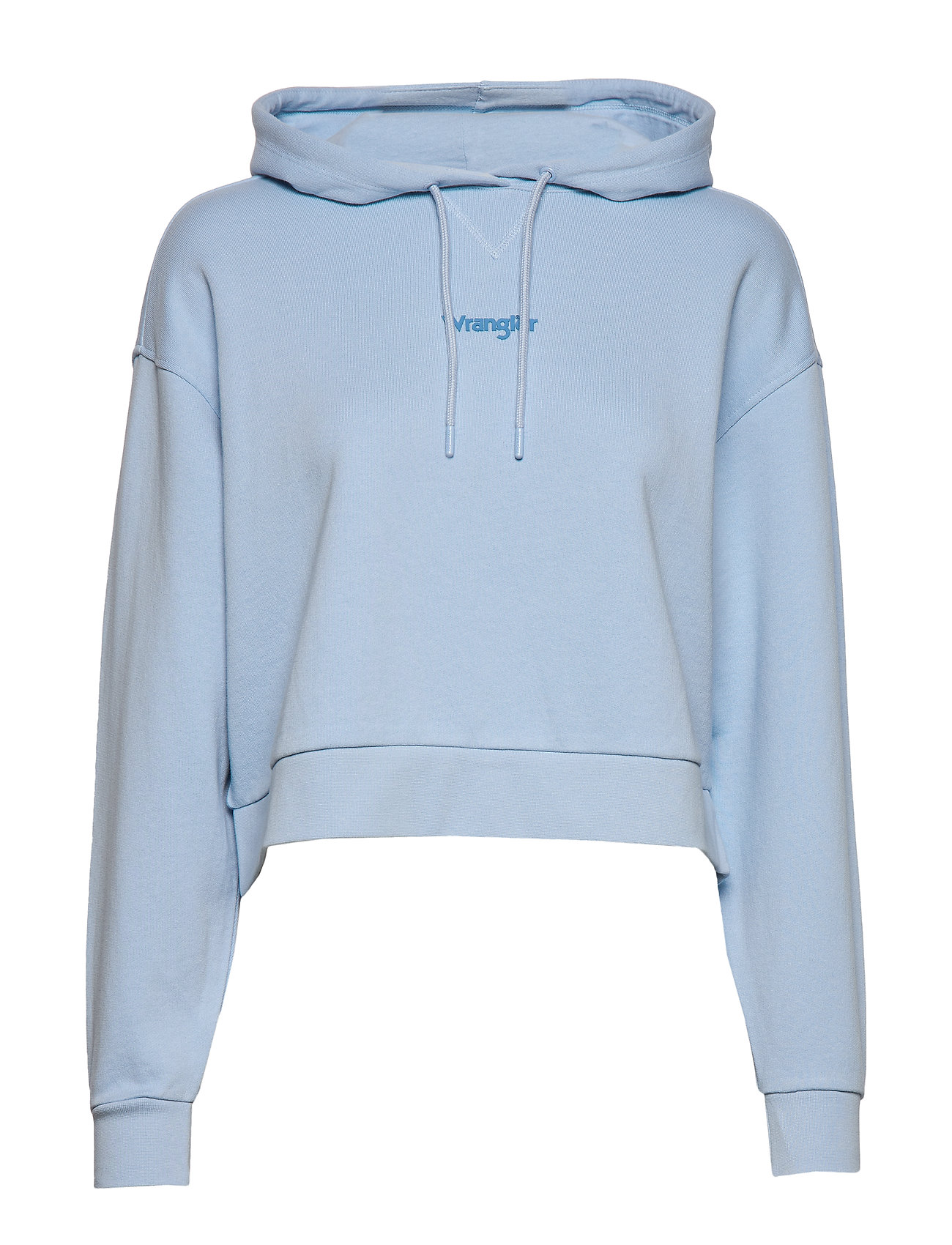 cropped hoodie blue