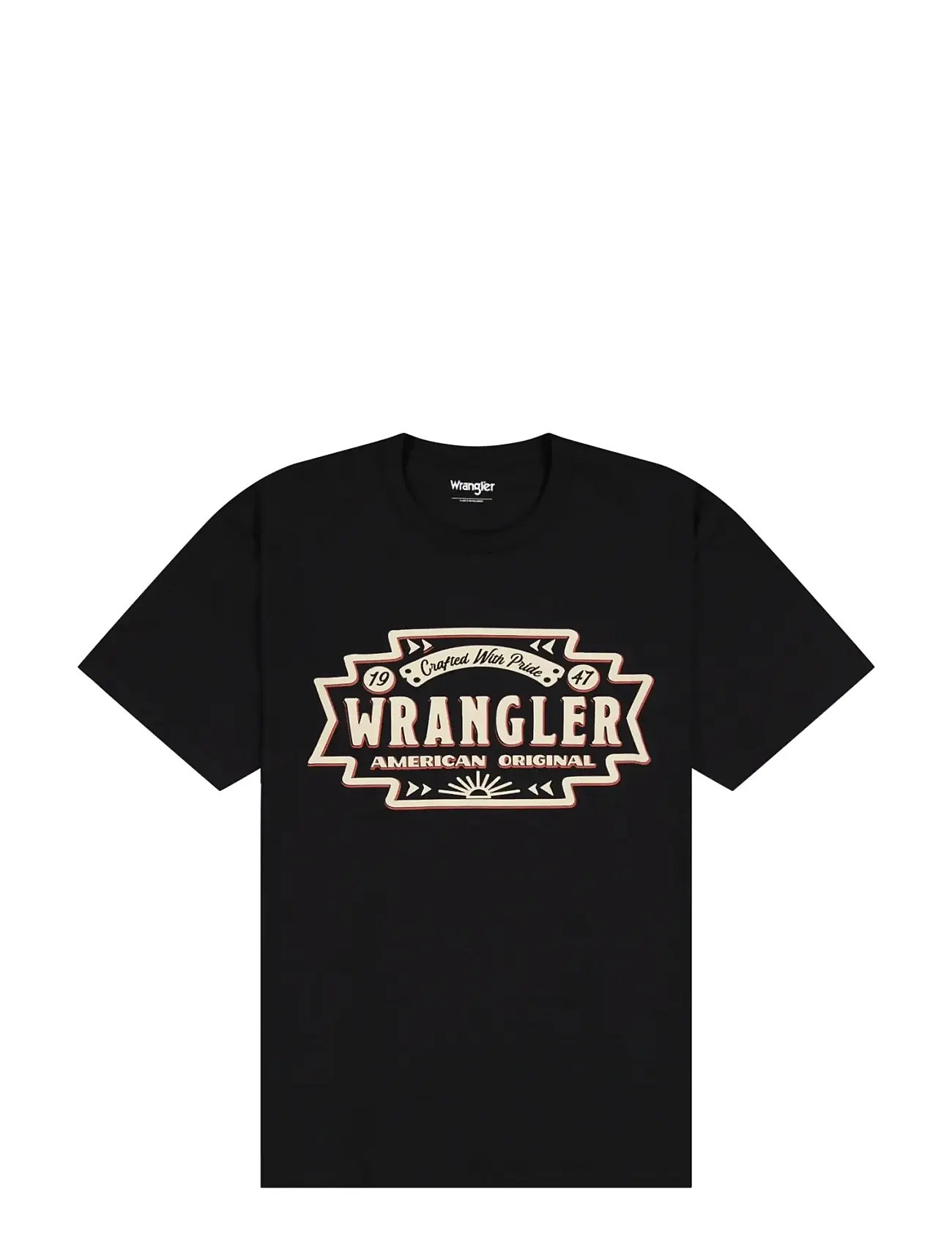 WRANGLER Americana Tee Schwarz - Lx00 - Herren