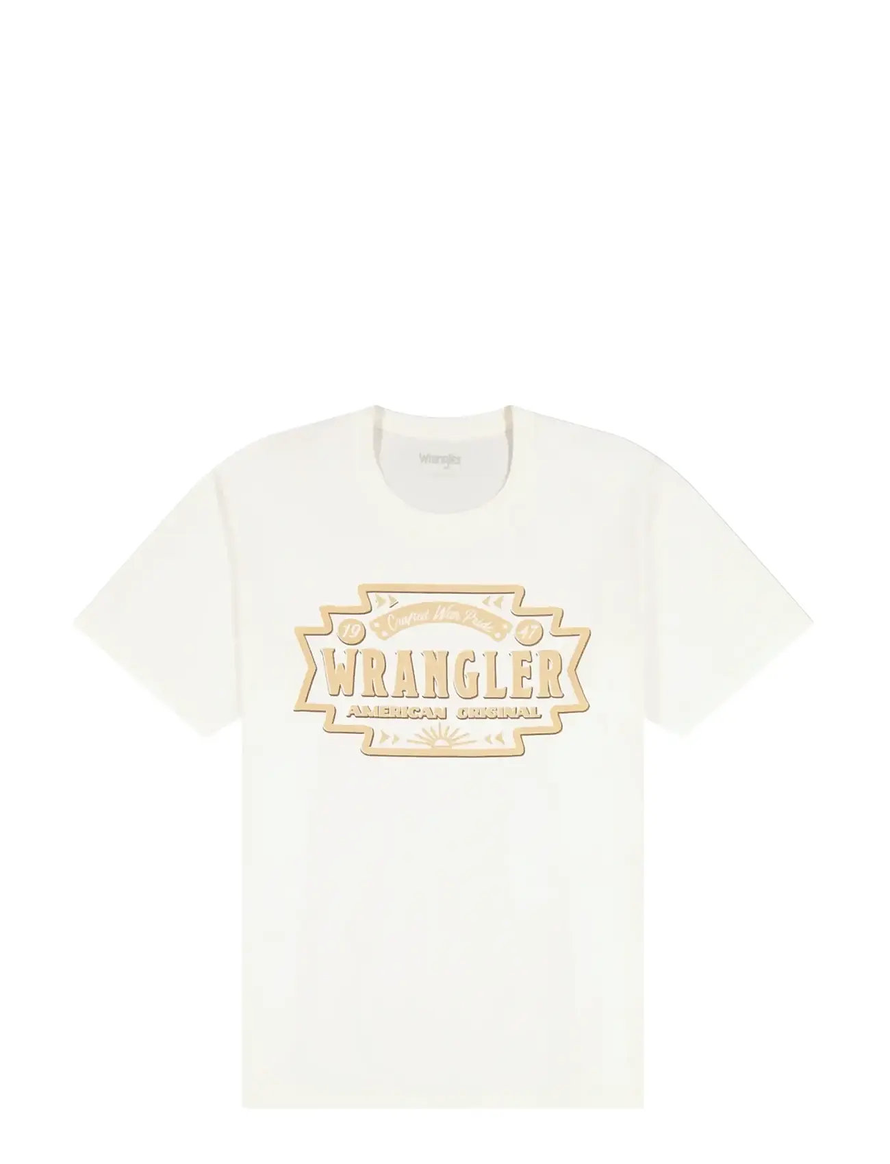 WRANGLER Americana Tee Cream - XXLx00 - Herren
