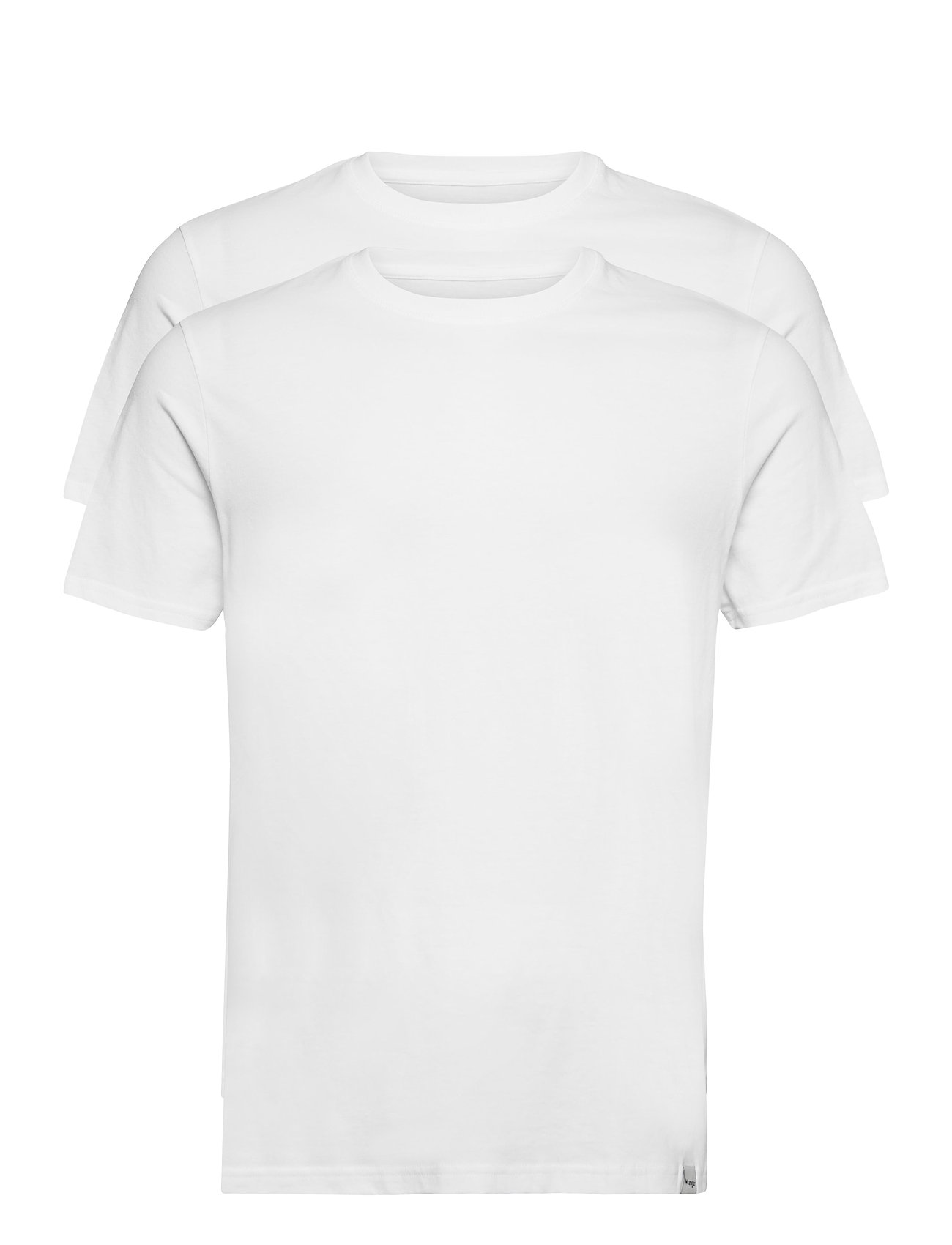 Ss 2 Pack Tee T-shirts Short-sleeved Valkoinen Wrangler