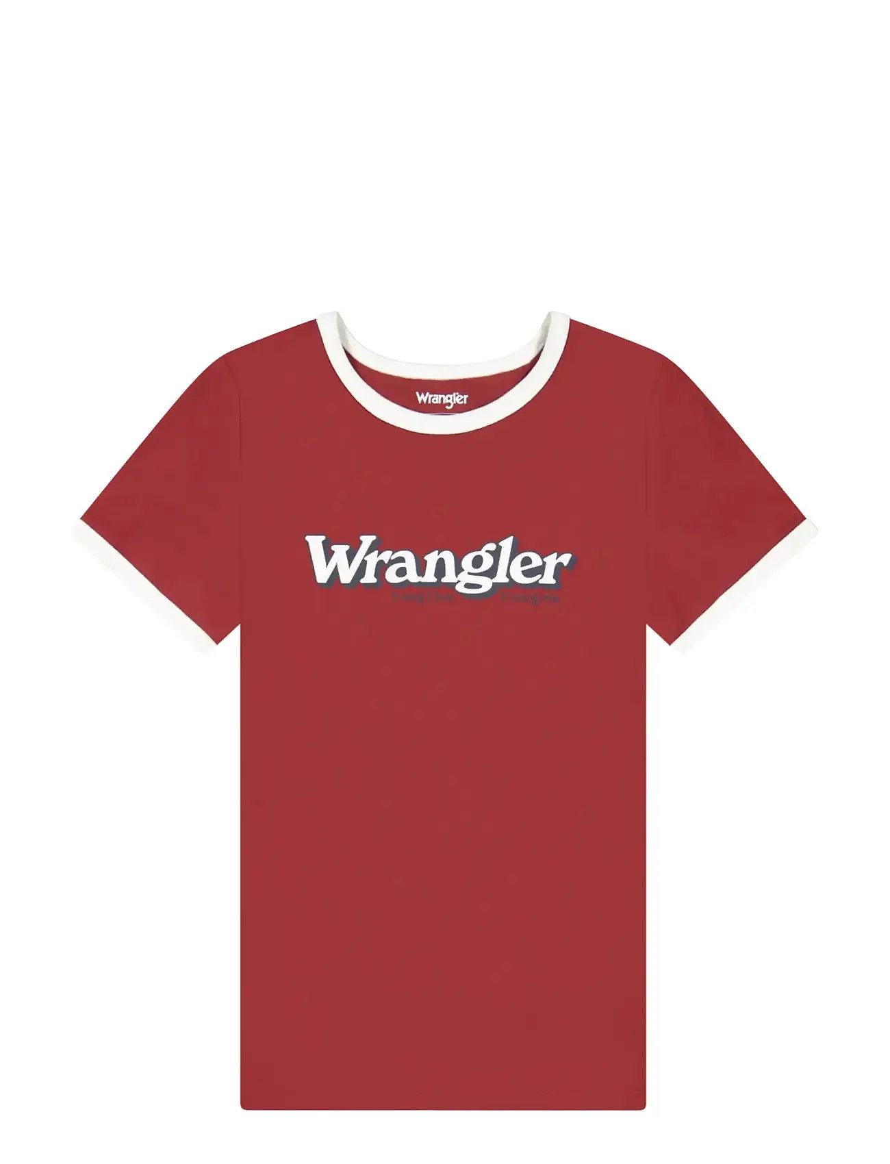 WRANGLER Ringer Tee Rot - Mx00 - Damen