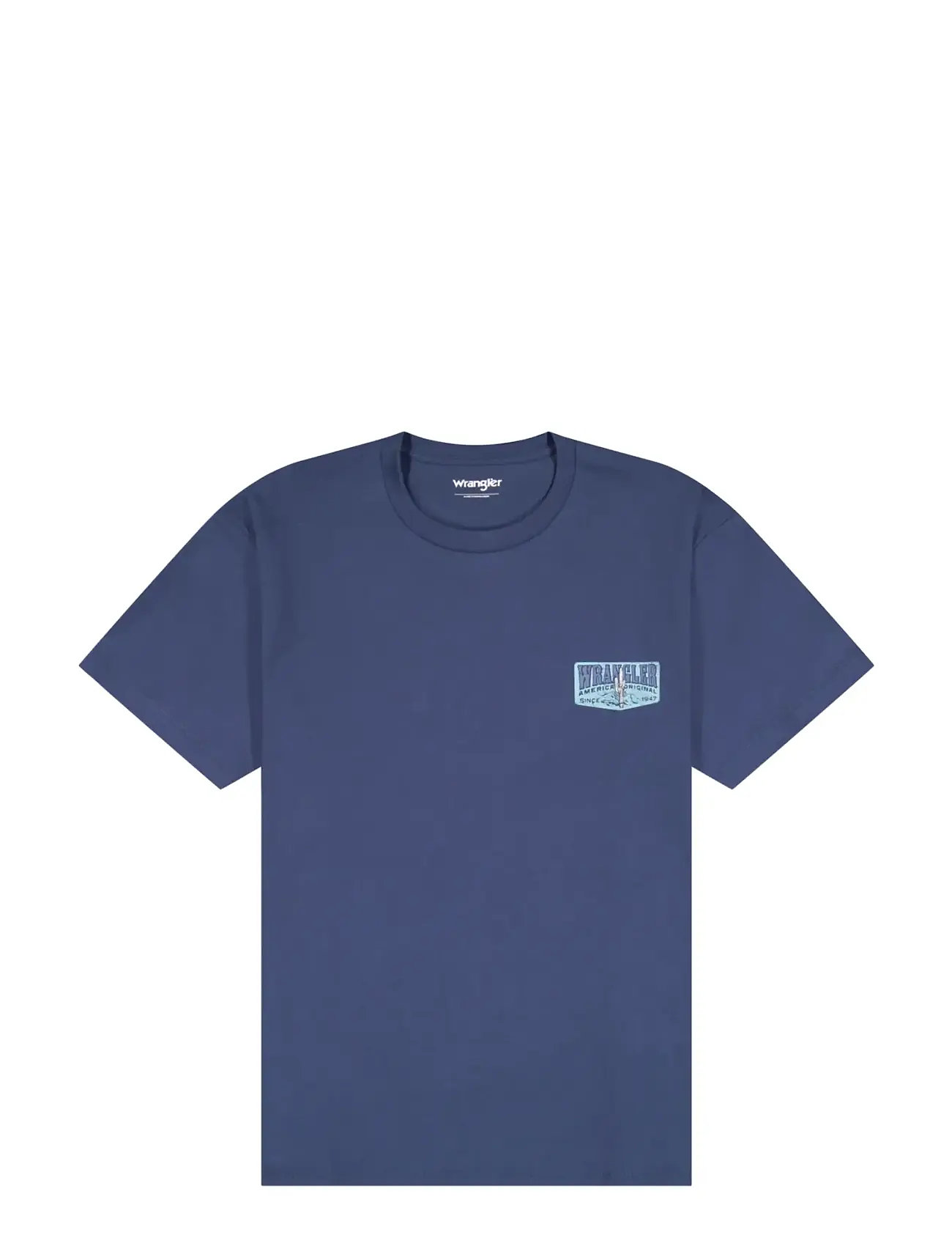 WRANGLER Klein Graphic Tee Navy - Lx00 - Herren