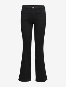 wrangler flare retro black