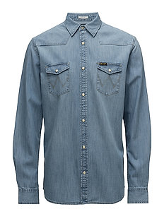 20% rabatt på vårmote | Jeansskjorter | Stort utvalg av de Barstow Western Standard Red (Dark Indigo Worn In) (639.20