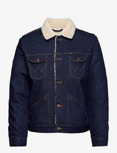 wrangler sheepskin jacket