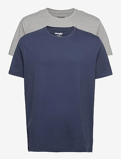 SS 2 PACK TEE - t-shirts im multipack - mid grey mel