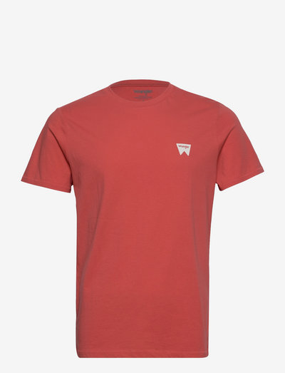 SS SIGN OFF TEE - basic t-shirts - spiced coral