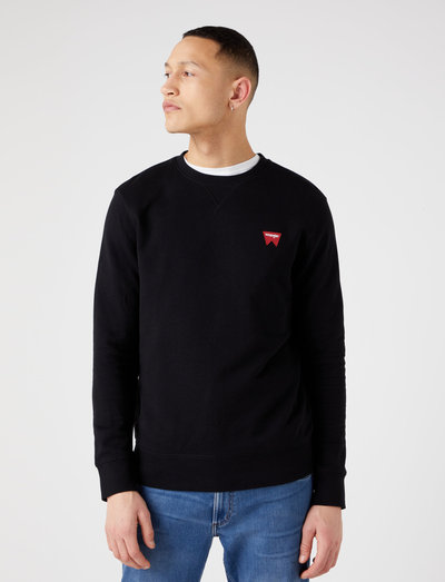 Wrangler Sign Off Crew - Sweatshirts - Boozt.com