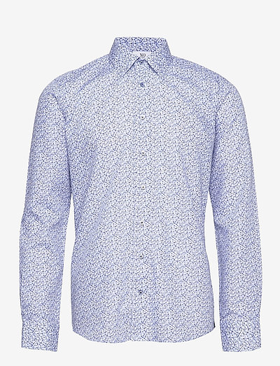 8594 - Jake SC - avslappede skjorter - medium blue